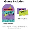 Big Dot of Happiness 90’s Throwback - How Many Candies 1990s Party Game - 1 Stand and 40 Cards - Candy Guessing Game - 3 of 4