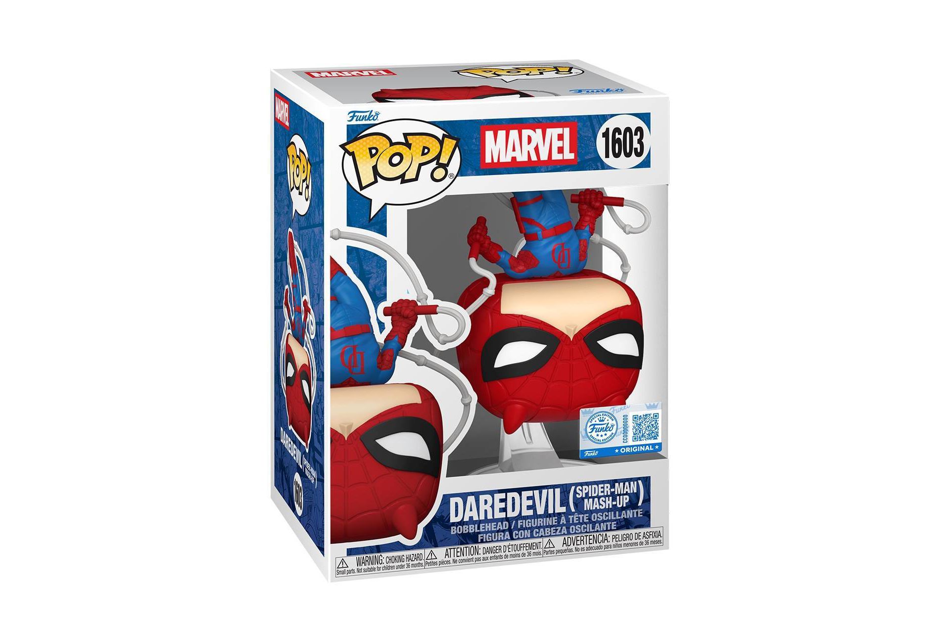 Funko POP! Target Exclusive Marvel Daredevil (Spider-man Mash-Up) Bobblehead #1603