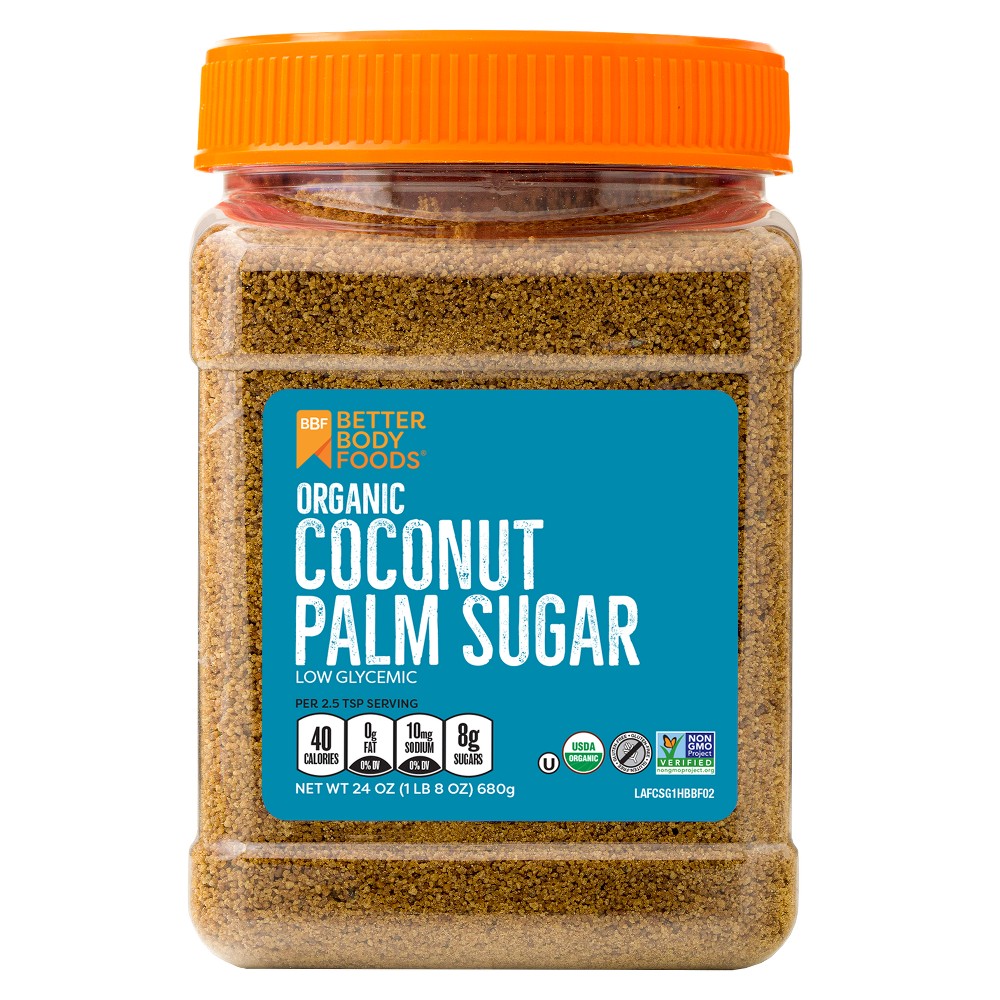 Better Body Foods ORGANIC COCONUT PALM SUGAR