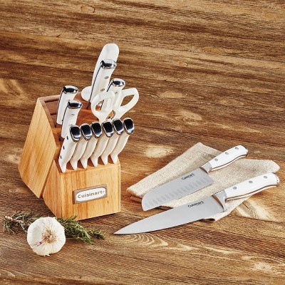 Cuisinart 15-Pc Stainless Steel Knife Block Set