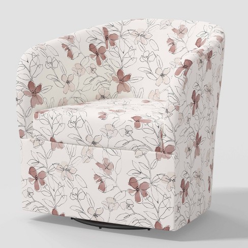 Floral 2024 swivel chair