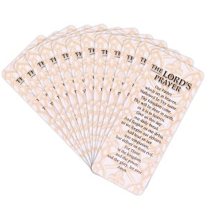 Dicksons KJV The Lords Prayer, Multicolor 6.25 x 2.6 Inch Laminated Paper Bookmark; Pack of 12 - 1 of 2