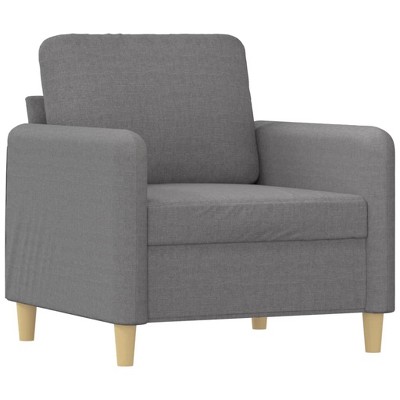 vidaXL Light Gray Sofa Chair - Durable Fabric