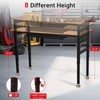 48" Adjustable Workbench with Scale, Pegboard and 6 Hooks, 29.5" - 39.4" Adjustable Height, 2200 LBS Load Capacity Portable Worktable for Workshop - 4 of 4