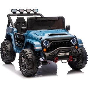 24V Ride on Toys for Kids,2 Seater Electric Ride on Car w/Remote Control,4 Powerful Motors - 1 of 4