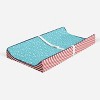 Bacati - Space Multicolor Boys Cotton Blue Stars Changing Pad Cover - 2 of 4