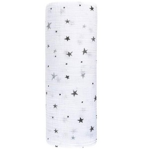 Ely's & Co. Cotton Muslin Swaddle Blanket 1 Pack - 1 of 4