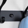 Unique Bargains Mudroom Bathroom Coat Hat Towel Robes Zinc Alloy Wall Mounted Hooks - 3 of 4