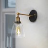 Industrial Wall Light  with Black and Brass Vintage Light Fixture, Farmhouse Style - 2 of 4
