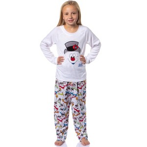 Frosty the Snowman Multiple Sizes Available Girl's Christmas Pajama Set - 1 of 4
