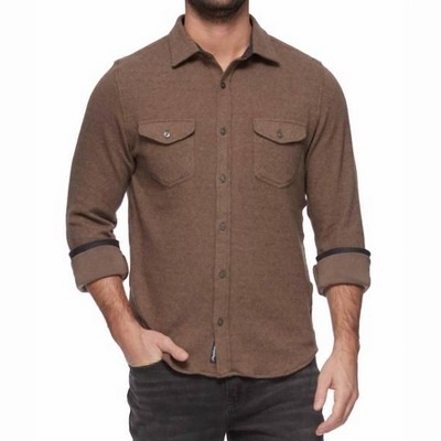 Men's Harvey Twill Knit Flannel Shirt - Flags & Anthem