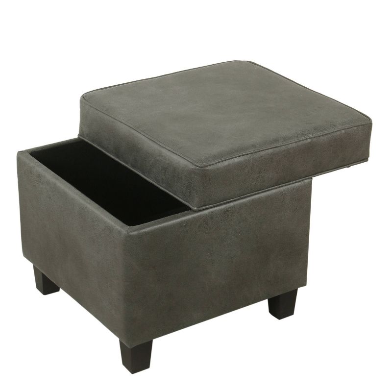 Cole Classics Square Storage Ottoman with Lift Off Top - HomePop, 5 of 16