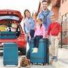 BEAFUP Hardshell Luggage Sets,  20"+24" Set of 3 Luggages and Cosmetic Case Spinner Suitcase with TSA Lock Lightweight - 2 of 4