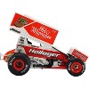 Winged Sprint Car #5W Lucas Wolfe "Old Milwaukee" Allebach Racing "World of Outlaws" (2024) 1/18 Die Cast Model Car by ACME - 3 of 4