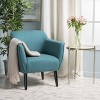 Christopher Knight Home Alphonse Armchair Dark Teal : Upholstered Polyester, Hardwood Frame, Spot Clean - image 2 of 4