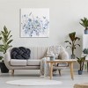 Stupell Industries Delicate Blue Floral Garden Canvas Wall Art - 2 of 3