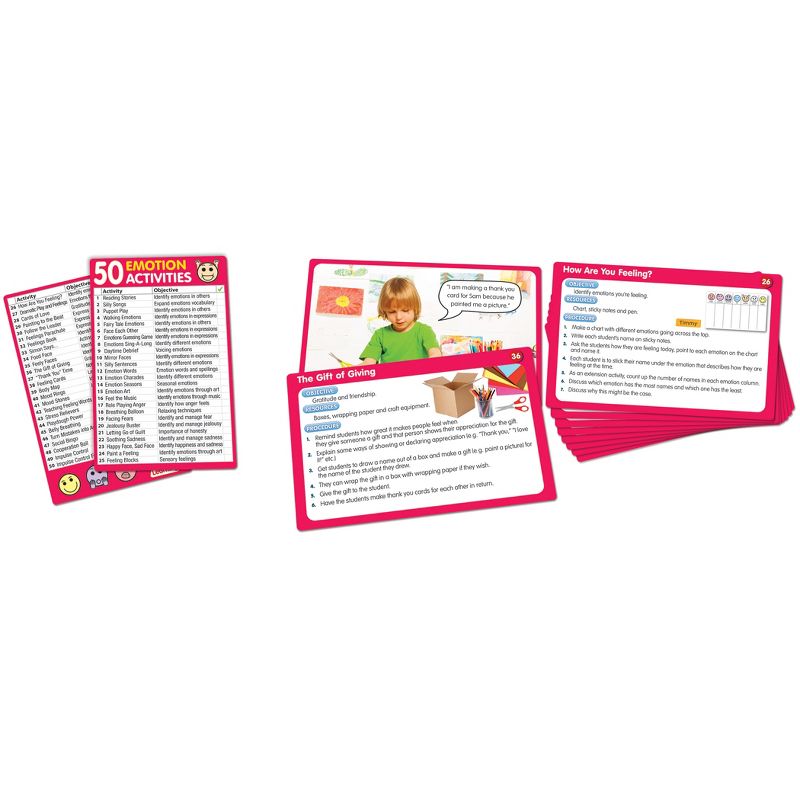 Junior Learning 50 Emotion Activity Cards, 2 of 4