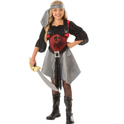 Princess Paradise Audrey The Pirate Girl's Costume With Dress & Hat Halloween 
