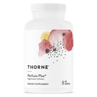THORNE L-Arginine Plus (Formerly Perfusia Plus) - Sustained-Release L-Arginine Plus Cofactors - 180 Capsules