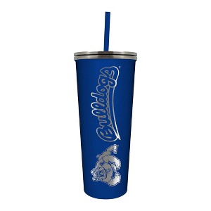 NCAA Fresno State Bulldogs 24oz Skinny Tumbler with Straw - 1 of 4