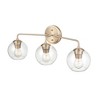 Millennium Lighting 3 - Light Vanity in  Modern Gold - 2 of 4
