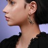 SOHI Women's Champayne Gold Party Hoop Earrings - 3 of 4
