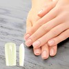 Unique Bargains Women's Full Coverage Square Fake Nails Beige 1 Set - 2 of 4