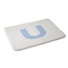 Deny Designs April Lane Art Block Monogram Memory Foam Bath Mat - 2 of 4