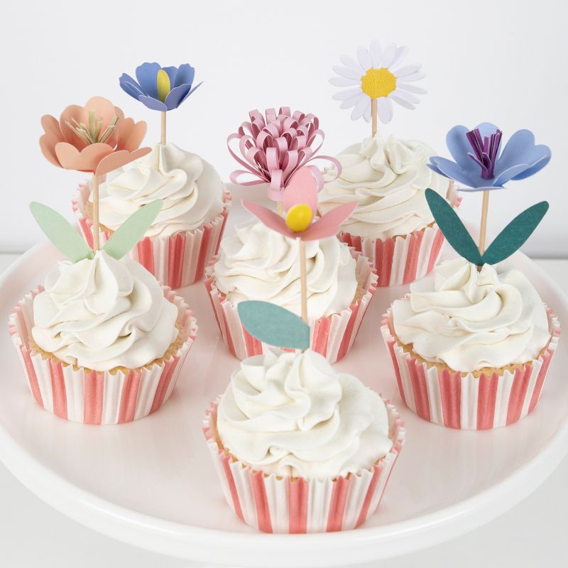Meri Meri Flower Garden Cupcake Kit (Pack of 12), 3 of 9