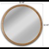 Chloe Lighting Reflection Maple Finish Framed Wall Mirror 32`` Height - 2 of 4