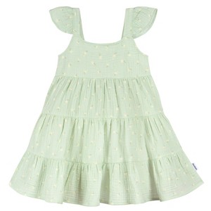 Gerber Toddler Girls' Sleeveless Gauze Dress - 1 of 4