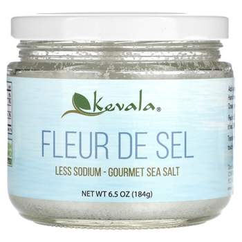 Kevala Fleur De Sel, Less Sodium, Gourmet Sea Salt, 6.5 oz (184 g)