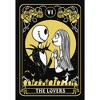 Juniors Womens The Nightmare Before Christmas The Lovers Tarot Card Racerback Tank Top - 2 of 4