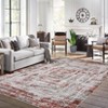 Machine Washable Area Rug Modern Abstract Non Slip Non Shedding Rug Foldable Stain Resistant Low Pile Indoor Carpet for Living Room Bedroom - 2 of 4