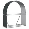 vidaXL Log Holder Anthracite 47.2"x17.7"x55.1" Galvanized Steel - 2 of 2