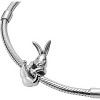 Sterling Silver Bunny Rabbit Charm - Cute Easter Bead for Bracelets & DIY Jewelry - 4 of 4
