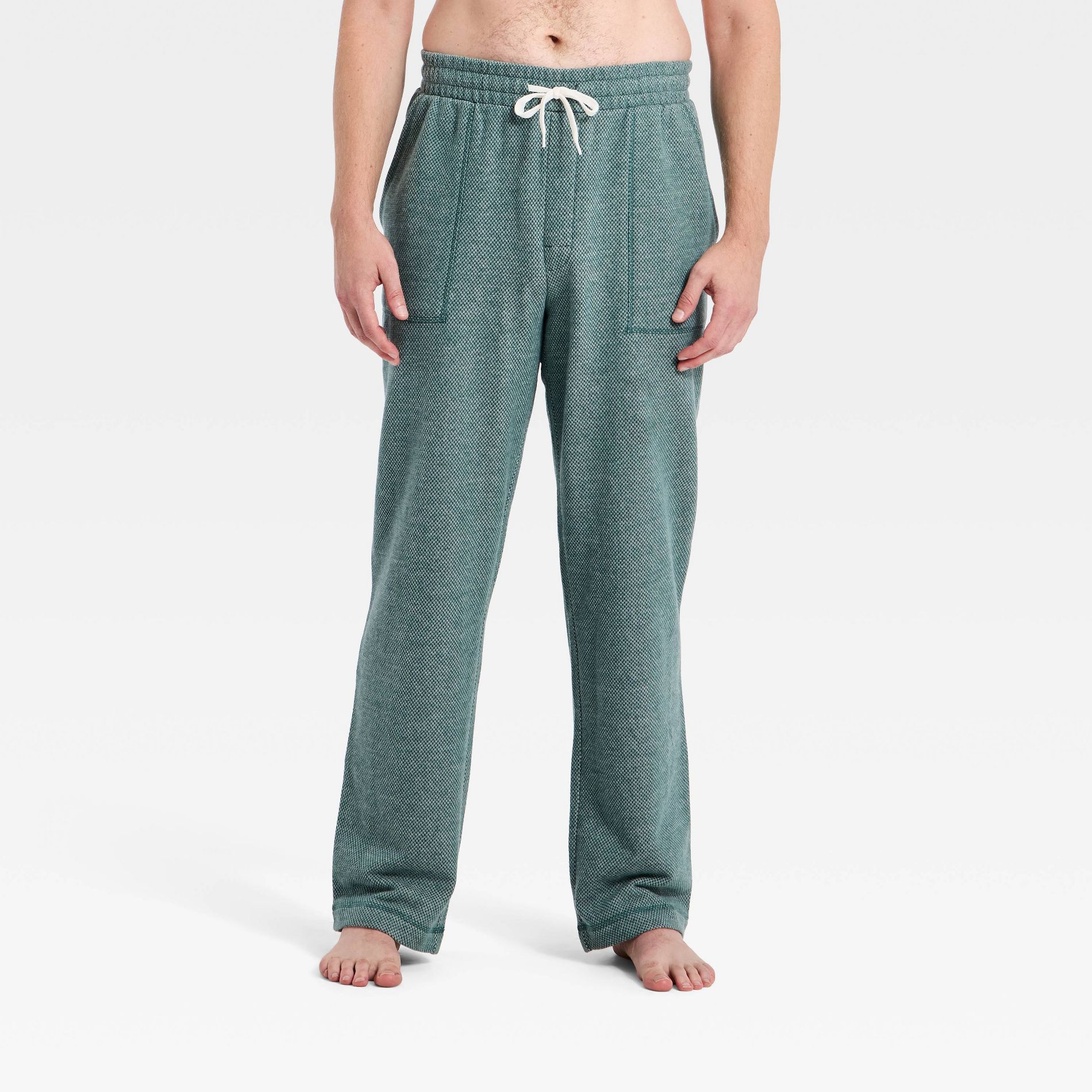 Men's Pique Fleece Pajama Pants - Goodfellow & Co™ Green
