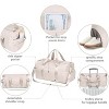 Hachikiko Gym Duffle Bag with Wet Pocket & Shoe Compartment,Lightweight 20" Sports Travel Weekender Bag,Water Resistant - 3 of 4