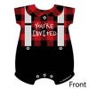 Big Dot of Happiness Lumberjack - Baby Bodysuit - Shaped Fill-in Invites - Baby Shower or 1st Birthday Party Invite Cards with Envelopes - Set of 12 - 2 of 4