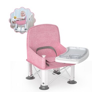 BabyBond Baby Travel Booster Seat with Double Tray - 1 of 4