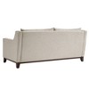 Madge Tweed Fabric Sofa Oatmeal - Inspire Q: Solid Rubberwood Frame, Removable Cushions - 4 of 4
