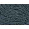 Colonial Mills Reversible Flat-Braid (Oval) Runner Braided Runner, Cobalt Blue 2'4"x9', Oval Shape - 3 of 3