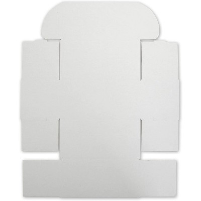 Stockroom Plus 50-Pack White Kraft Corrugated Mailer, Small Shipping Boxes Mailing Box (4 x 8 x 4 in)