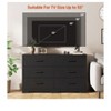 Modern 6-Drawer Dresser, Black Wooden Chest with Metal Handles, Storage for Bedroom, Living Room, Hallway - 2 of 4