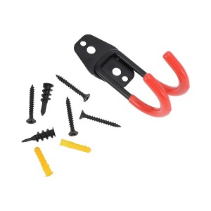Unique Bargains Garage Storage Hooks with Screws Small Round Base Plate without Hook 4.8"x2.6"x1.4" 1 Pc - 1 of 4