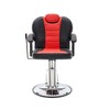 Adjustable Reclining Barber Chair with Hydraulic Pump, 360° Swivel, Heavy Duty Construction and Anti-Slip Base - 2 of 4