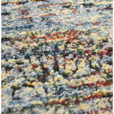 Windswept Multicolor Synthetic 5' x 7' Area Rug