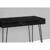 Monarch Specialties Computer Desk Home Office Laptop Left Right Set-Up Storage Drawers 40InchL Work Metal Laminate Black Contemporary Modern - 3 of 4