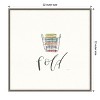 Amanti Art Wash Dry Fold Repeat III by Jenaya Jackson Canvas Wall Art Print Framed 22 x 22-in. - 4 of 4