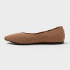 Women's Claire Knit Washable Ballet Flats - A New Day™ - 2 of 4